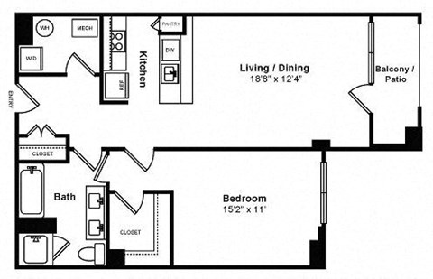 Floor plan at IO Piazza by Windsor